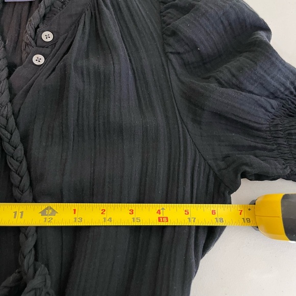 GAP 100% Cotton Gauze Belted Breathable Sz S Tall Button-Down Front Dress - Picture 7 of 12